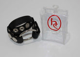 Sinners Leather Cock Ring With O-Ring
